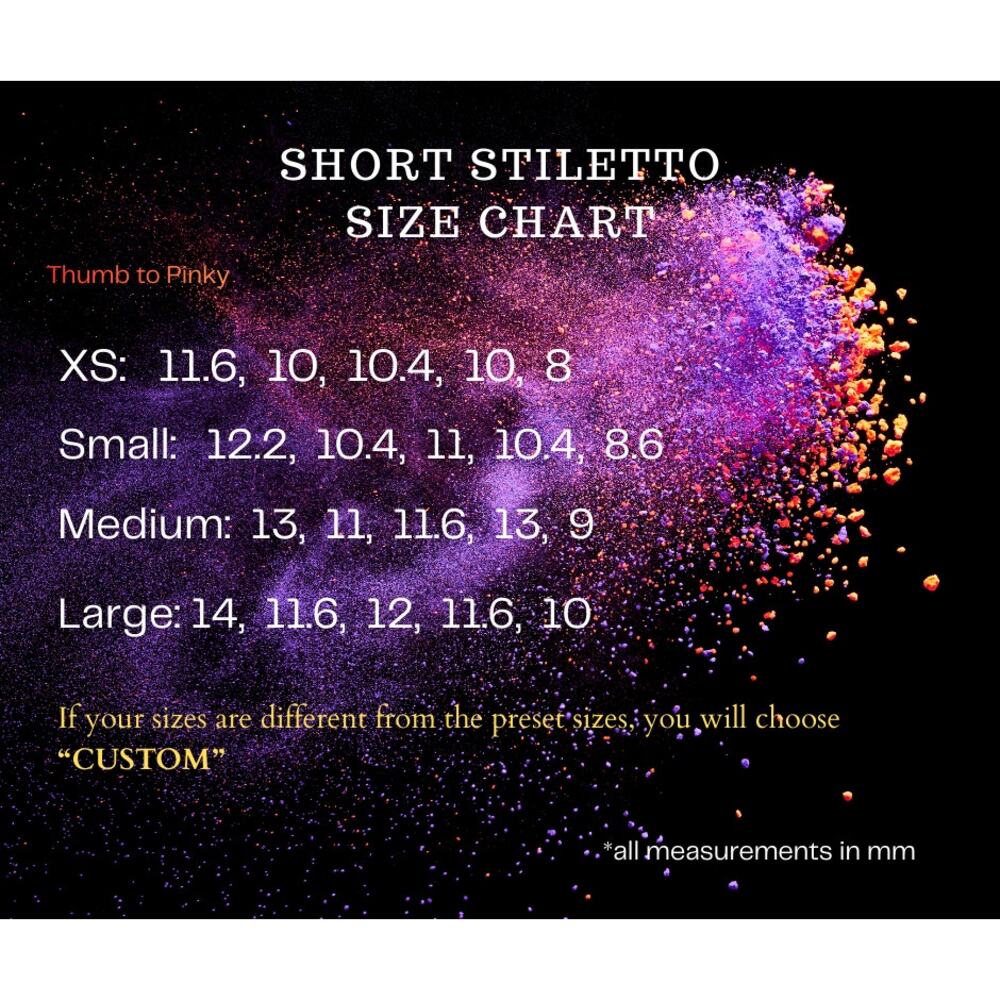 Graffiti Nails Colorful Handmade Gel Nails Press On Set Brand New - Picture 5 of 11